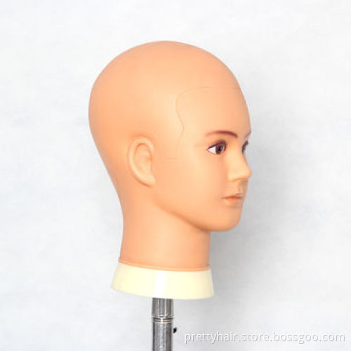Wig Training Heads, Beautiful Makeup Mannequin Head without Hair